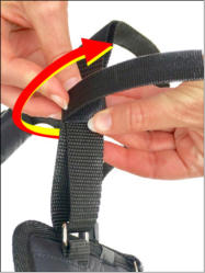 GingerLead Dog Lift Harness System with Stay on Straps Step 2