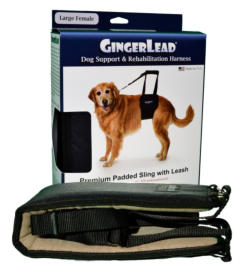 GingerLead Dog Support & Rehabilitation Harness Packaging