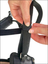 GingerLead Dog Lift Harness System with Stay on Straps Step 1